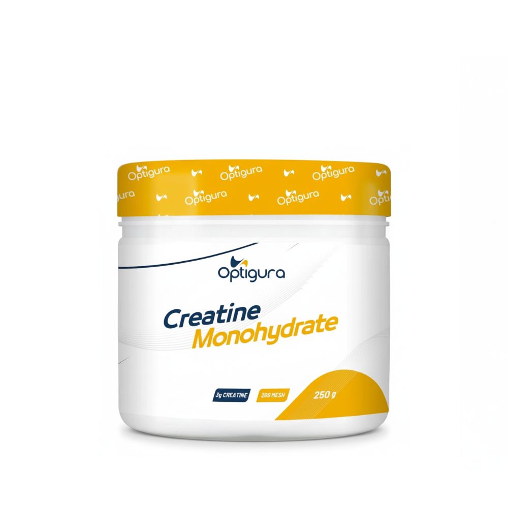 Creatine Monohydrate Optigura 250g – Performance & Puissance Musculaire