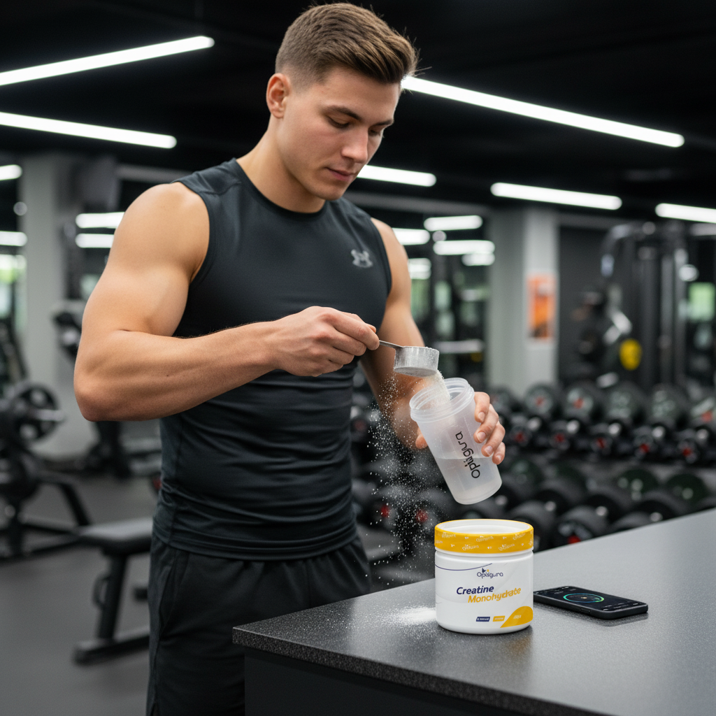 Creatine Monohydrate Optigura 250g – Performance & Puissance Musculaire